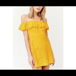 Forever 21 dress mustard yellow